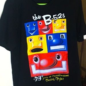 The B-52s 40th anniversary tour tshirt official